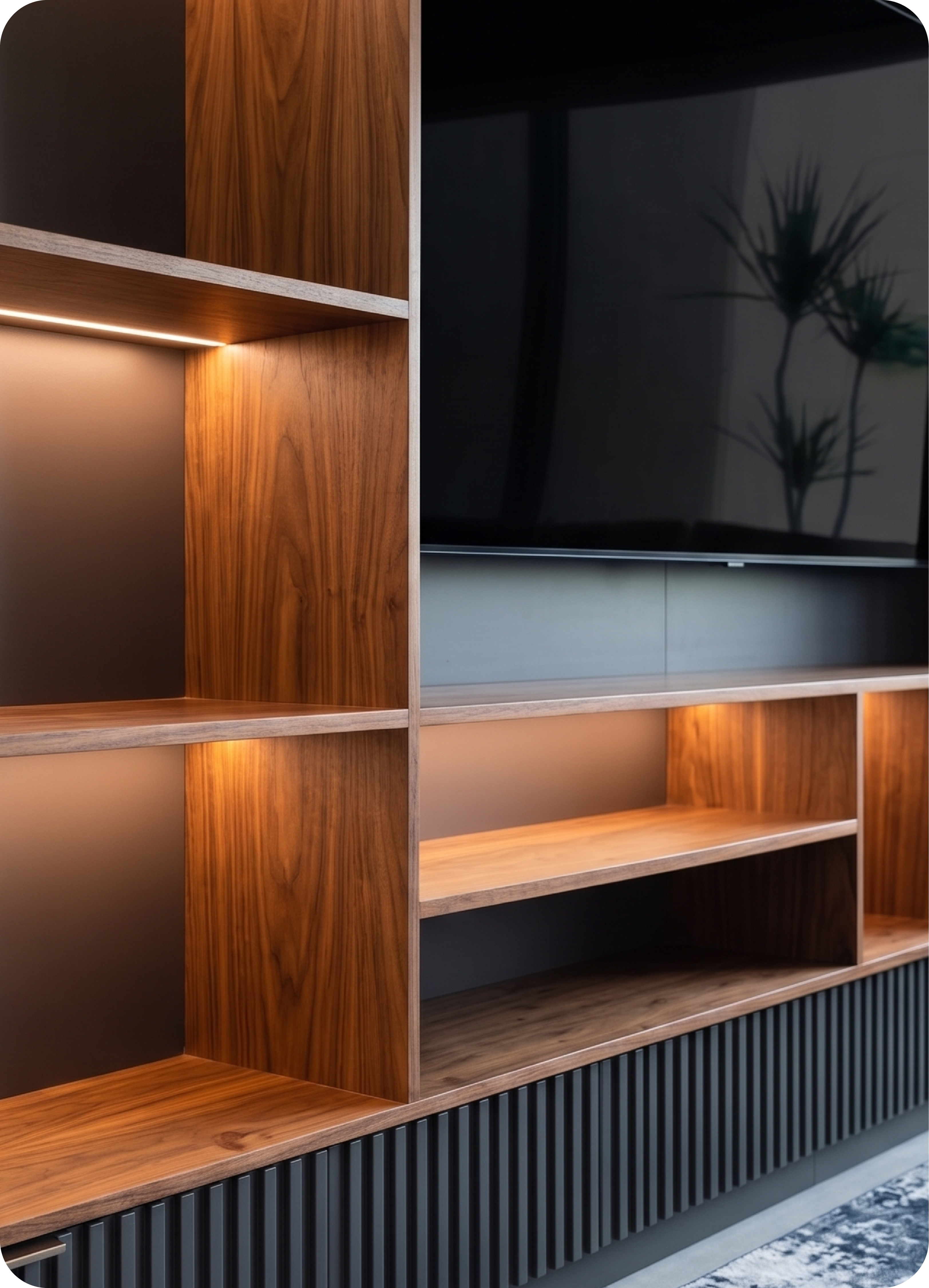 Mueble de TV para Casa Azul